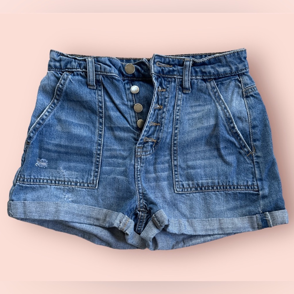 Empyre High Waist Jean Shorts
